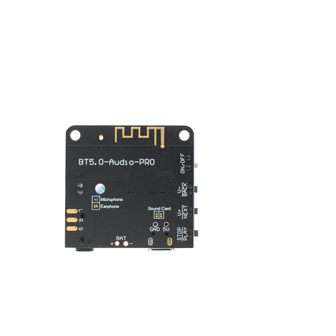 Receptor De Audio Bluetooth 5.0 Pro botones Microusb salida jack